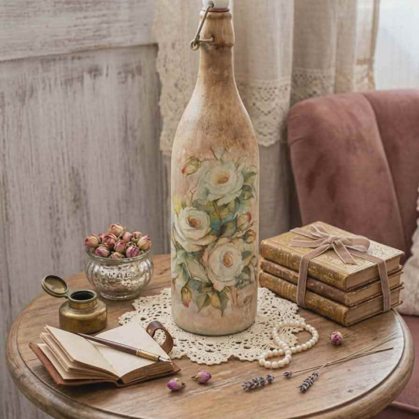 Μπουκάλι decoupage