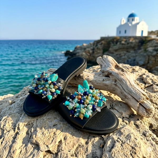Χειροποίητα δερμάτινα σανδάλια