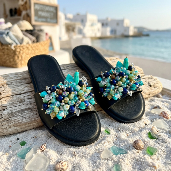 Χειροποίητα δερμάτινα σανδάλια